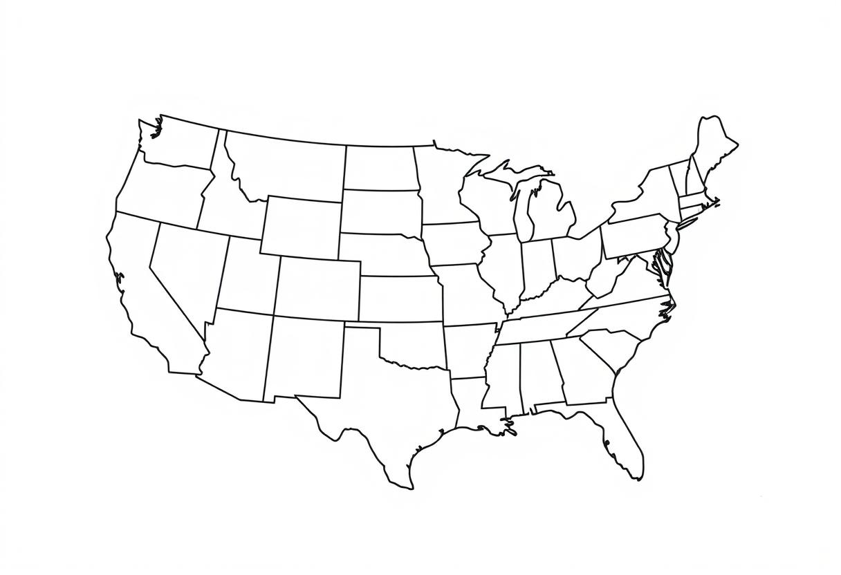 USA map