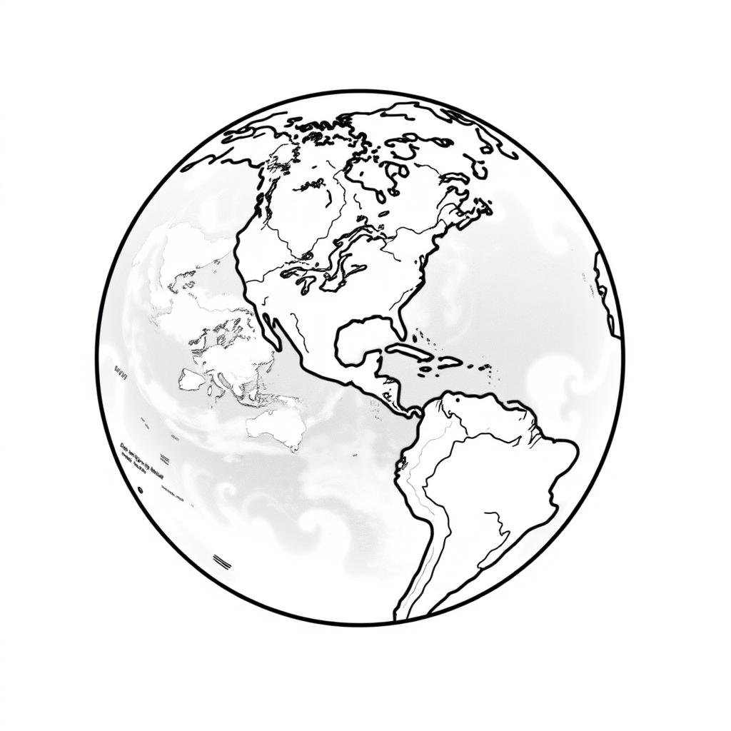 The Earth seen from space, showing continents, oceans, and cloud patterns
