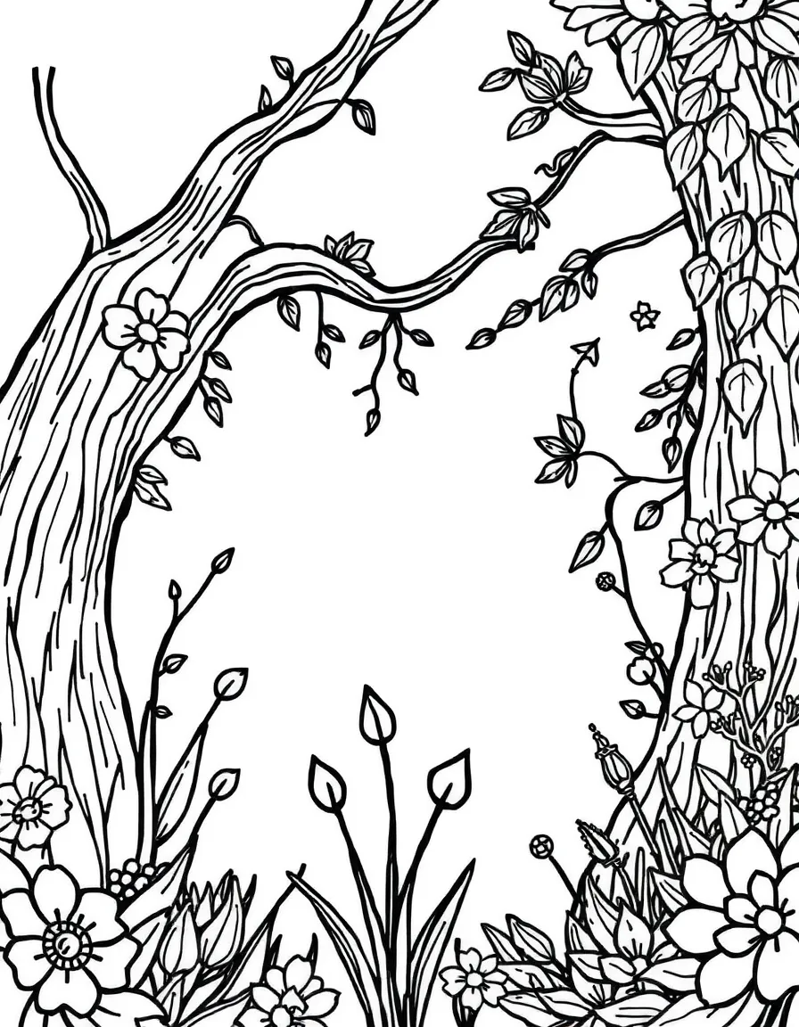 Secret garden inspired hiding spots for tiny pattern details