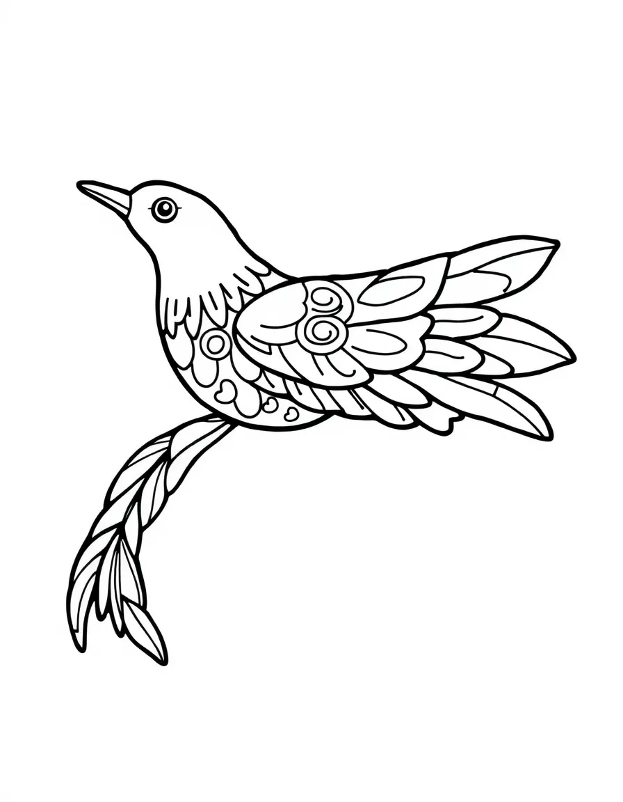 Pattern comet with tail detail variations