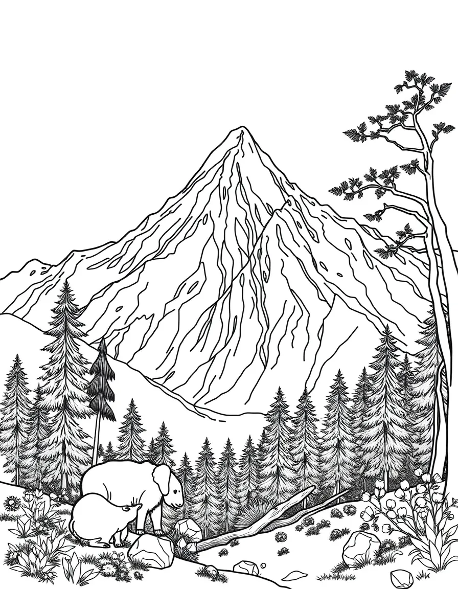 Mountain sanctuary for endangered species