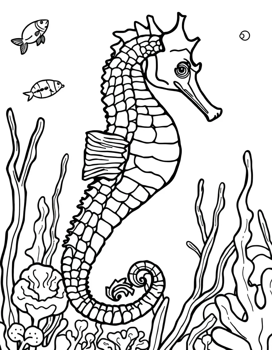 Seahorse nursery in protected coastal waters