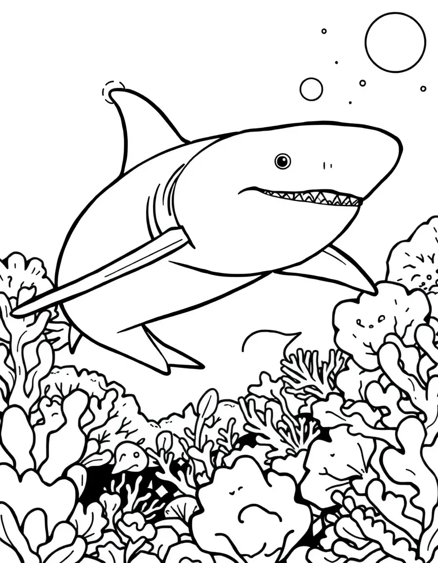 A walking shark using its fins to "walk" across the reef at night
