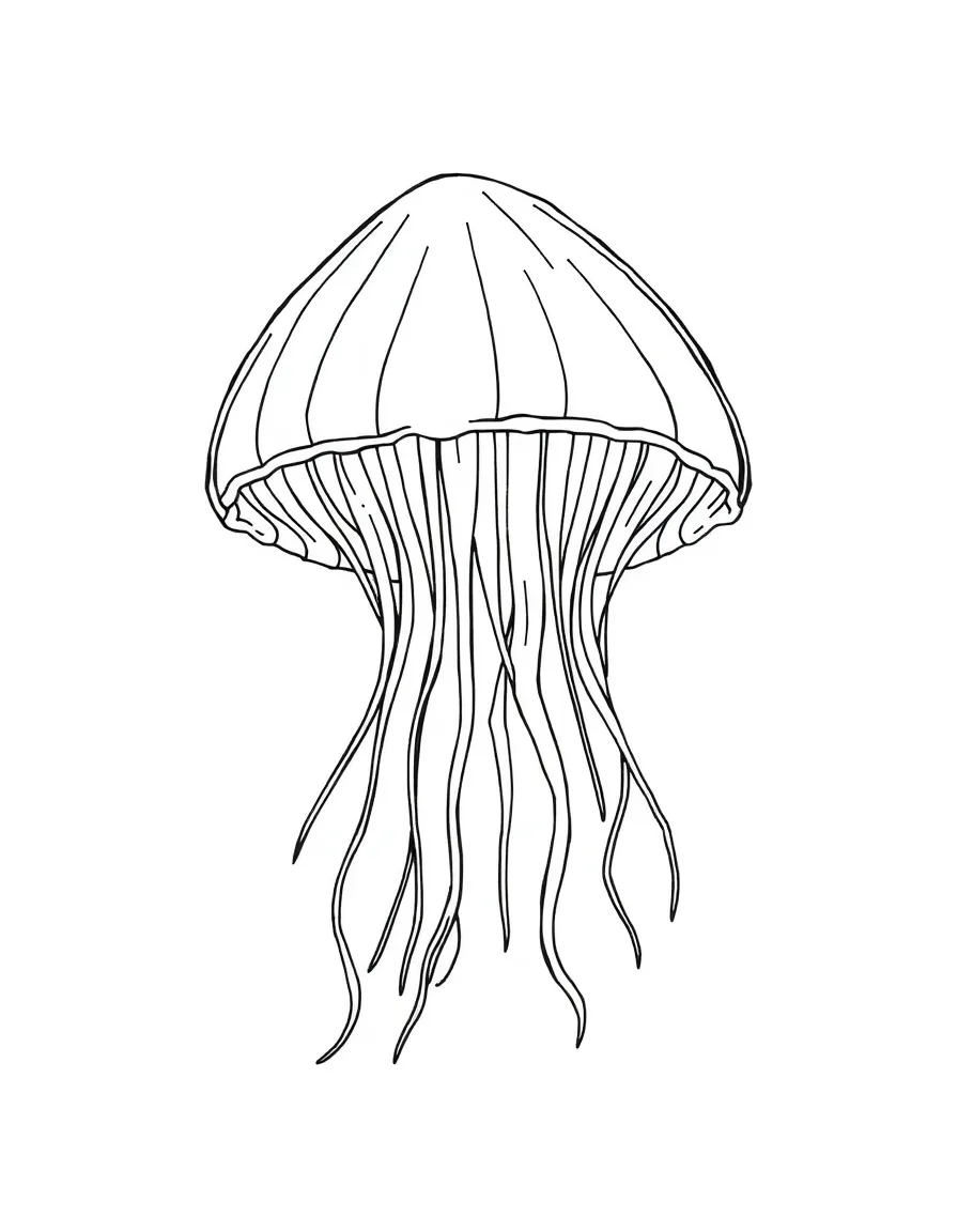 A comb jelly with its rows of cilia creating rainbow light effects as it swims