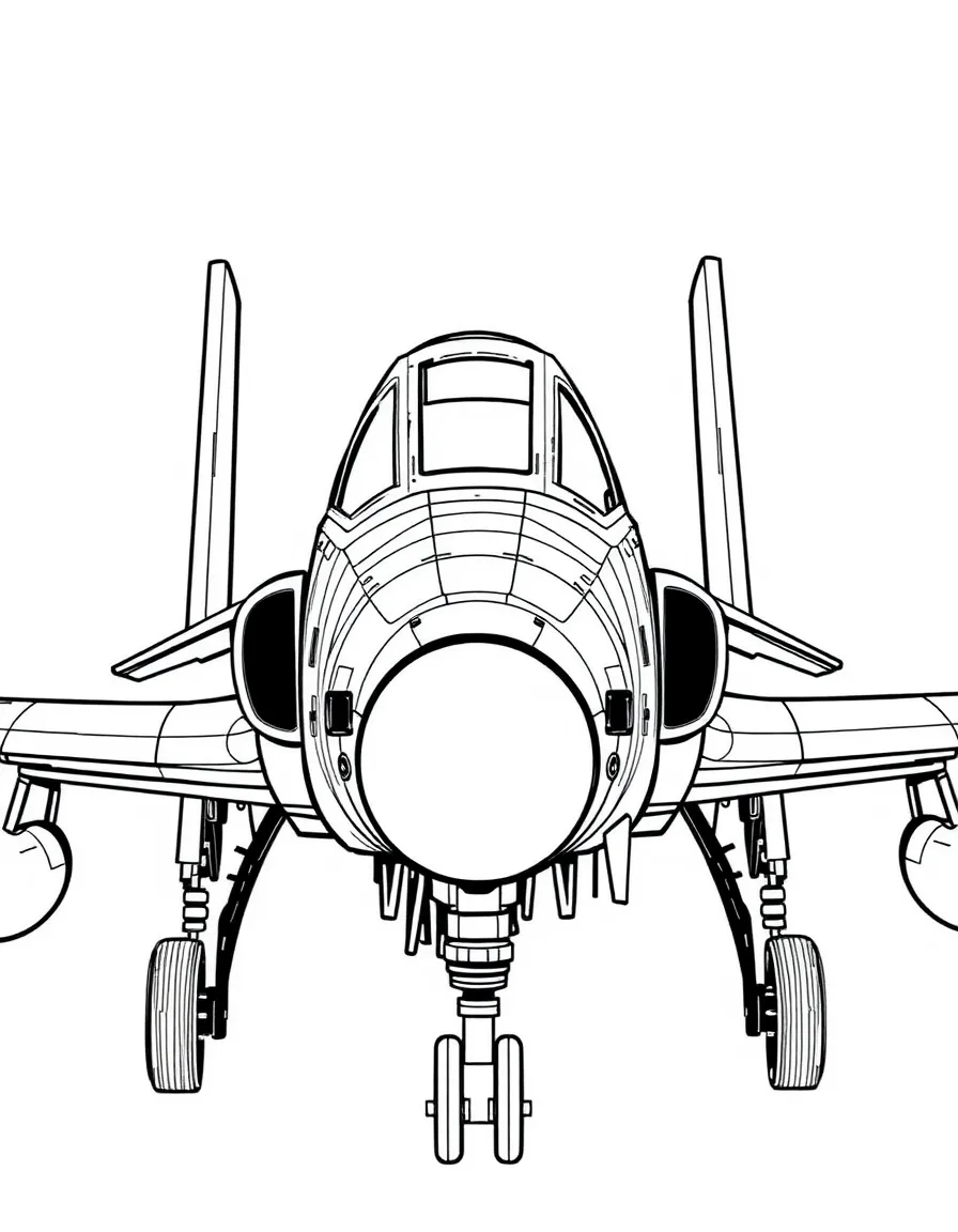 An A-10 Thunderbolt II (Warthog) with its distinctive nose cannon