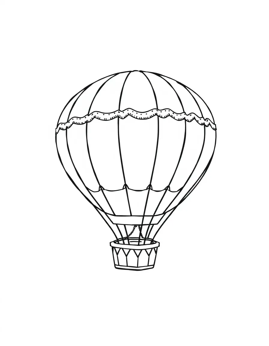 A small personal blimp with a single-person gondola