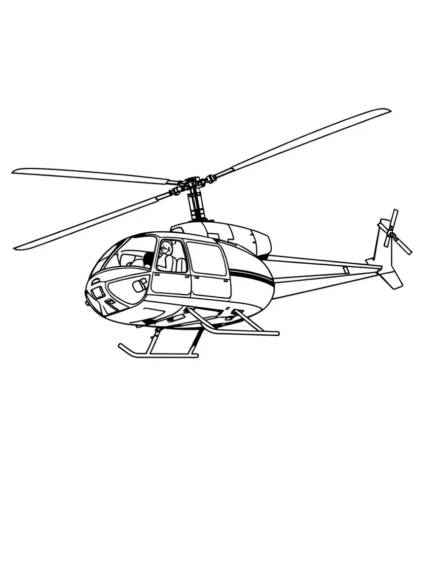 The first helicopter flight by Igor Sikorsky