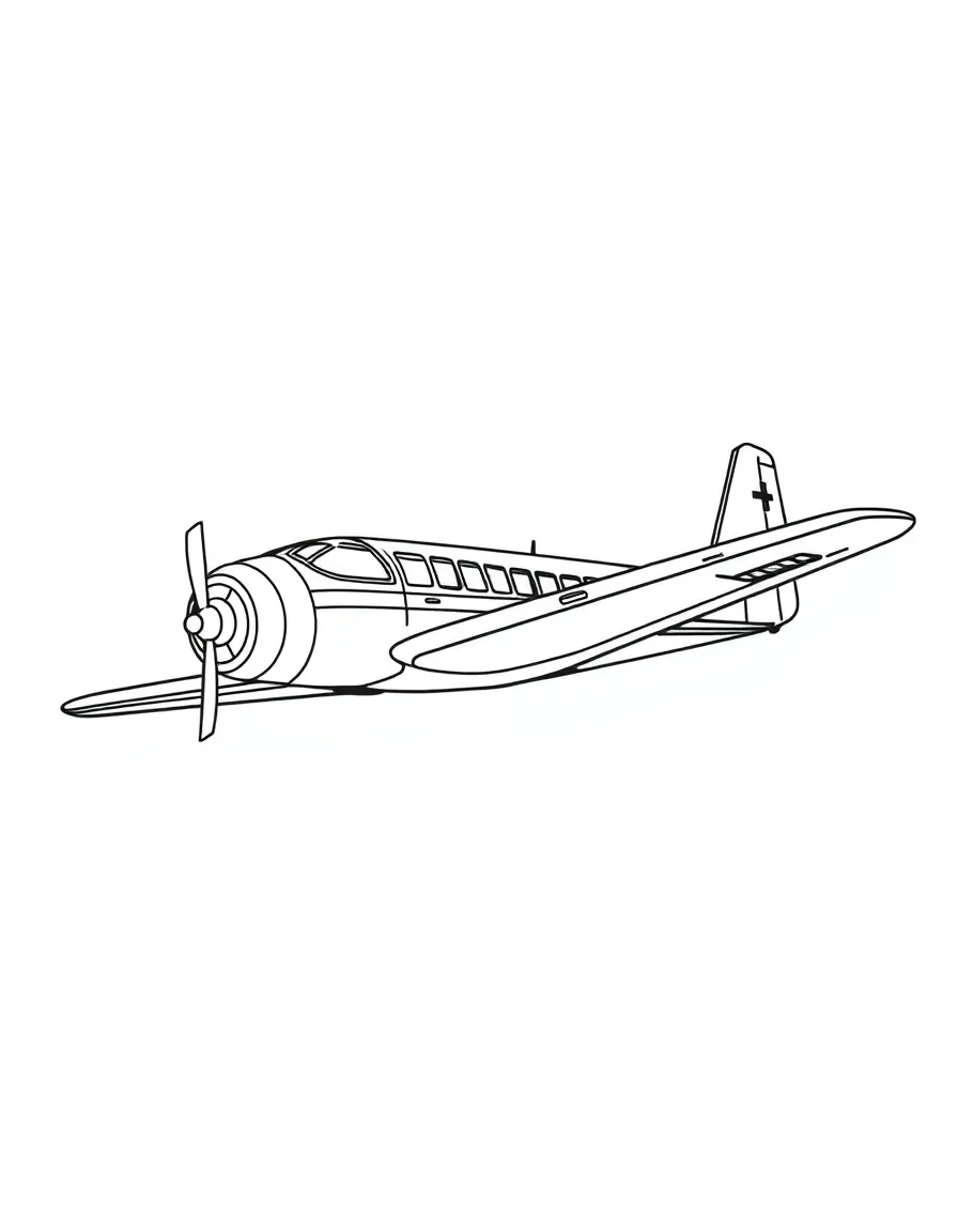 The first transcontinental air mail service plane