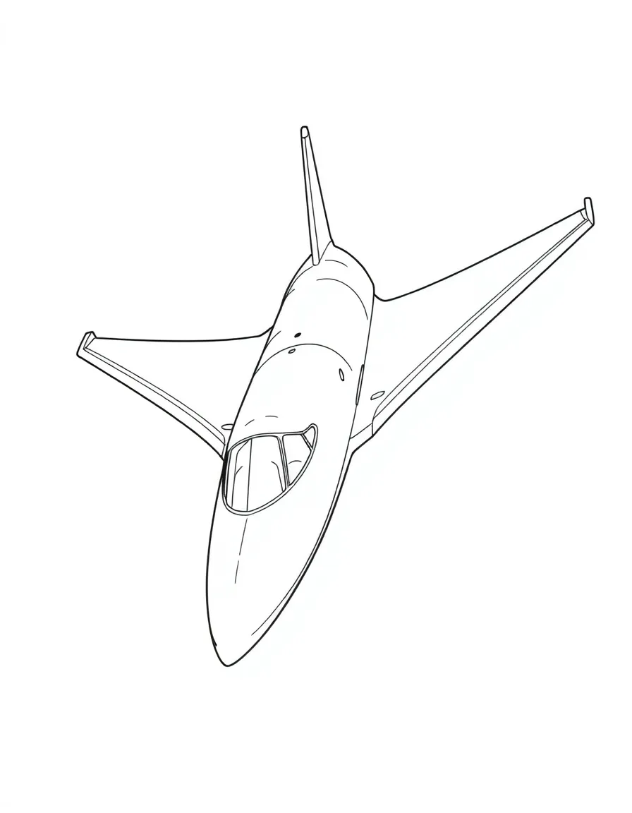 A supersonic business jet prototype