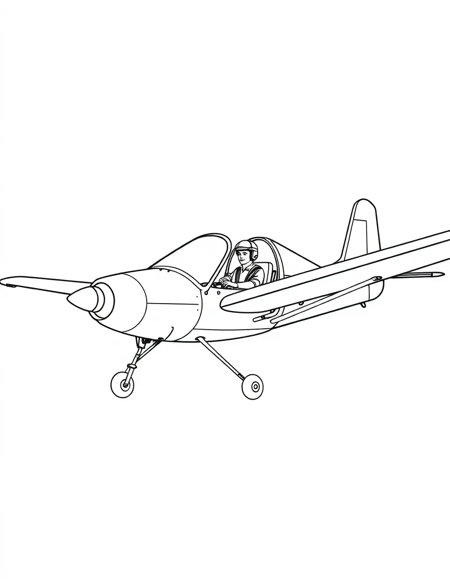 A microlight aircraft with open cockpit and pilot