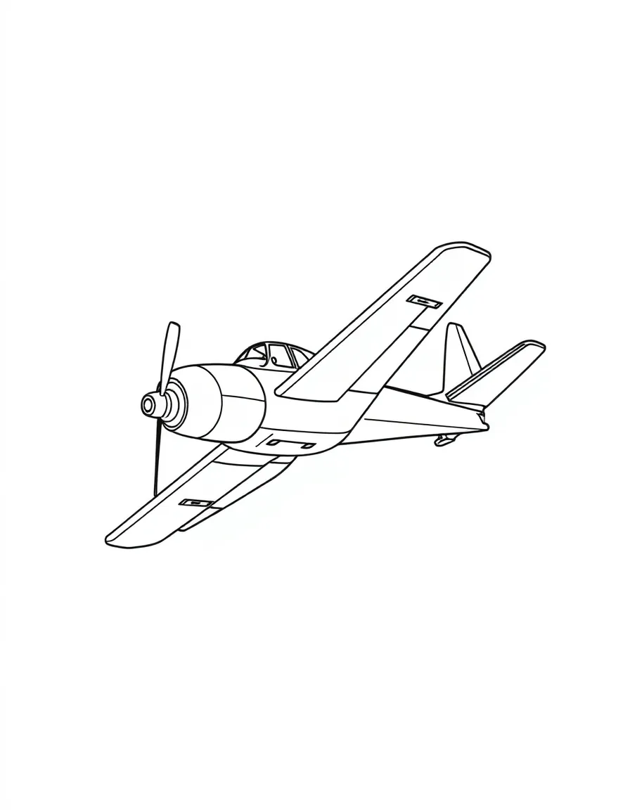 An aerobatic plane performing loops and rolls