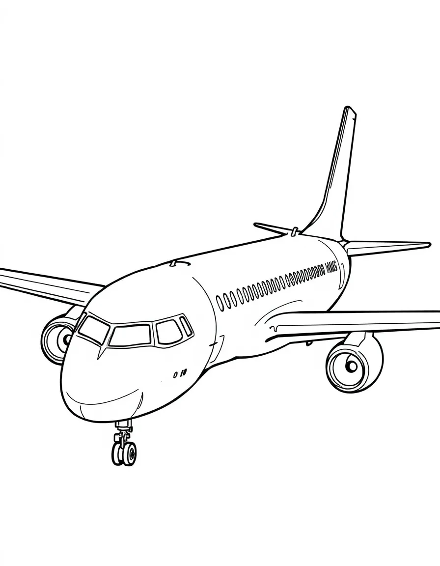 An aircraft with de-icing system in operation