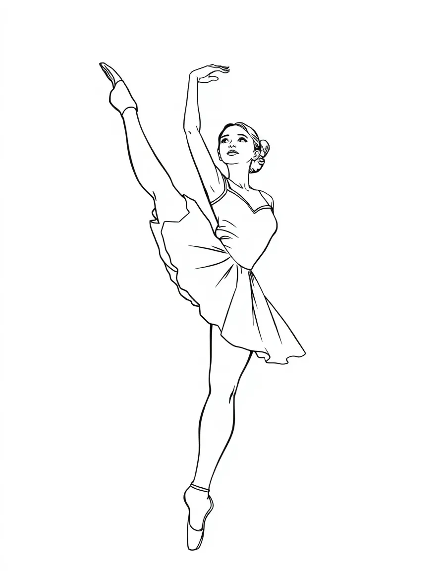 A male and female ballet dancer executing a perfect lift with focused expressions