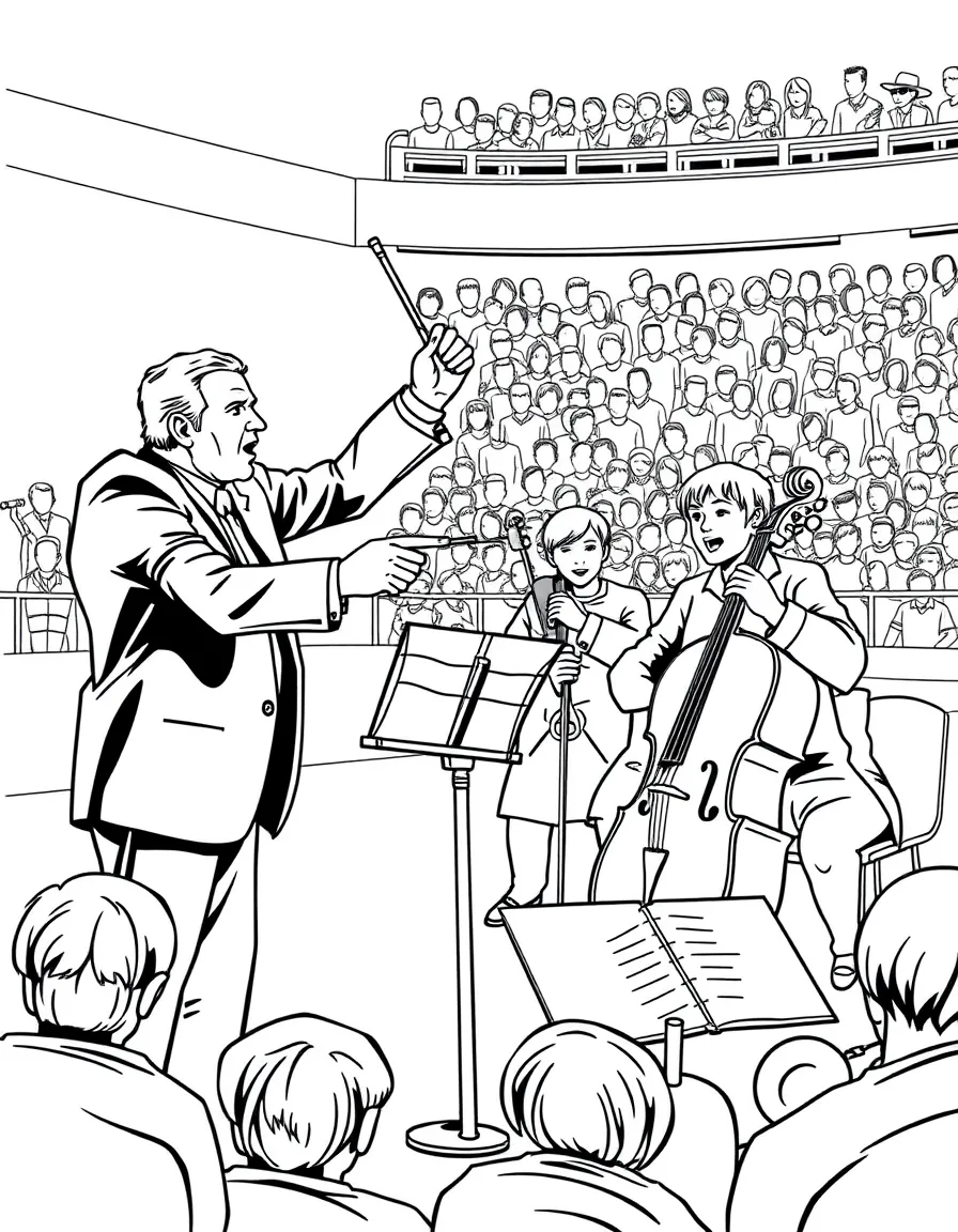 A hockey team and orchestra conductor comparing leadership styles