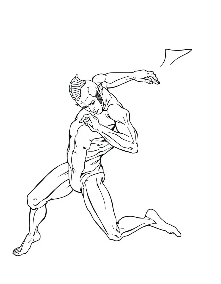 Voldo contorting his body in an impossible position