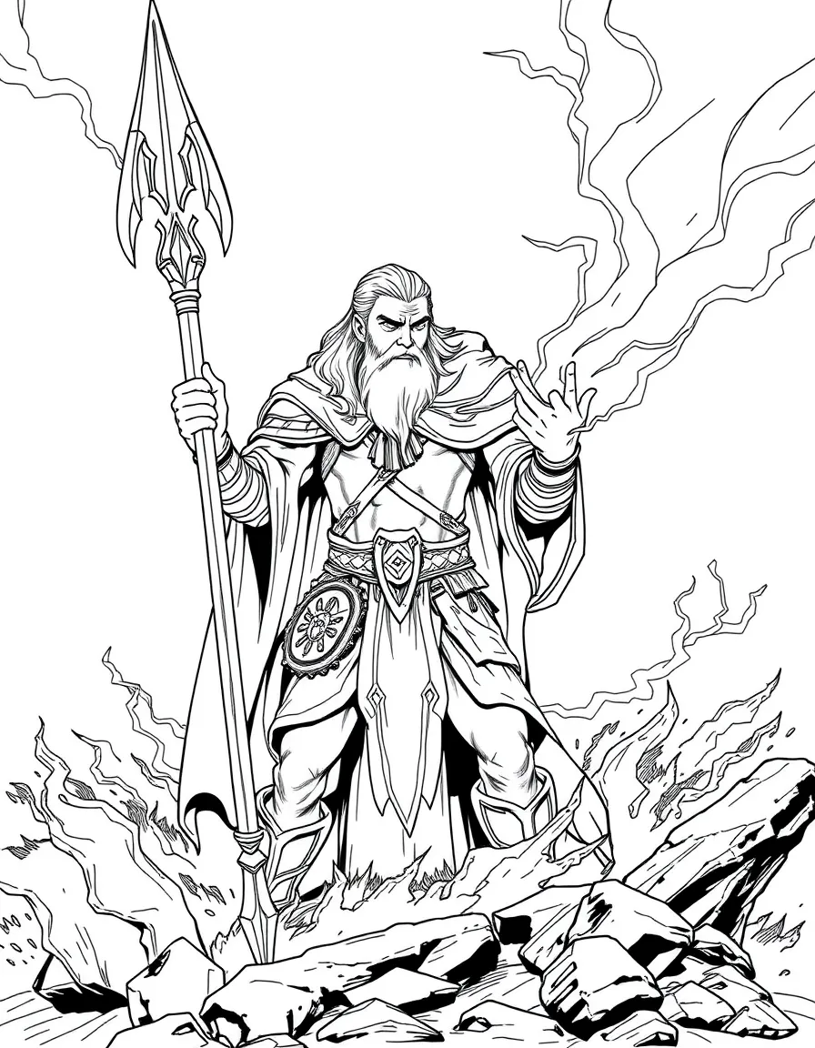 Gwyn, Lord of Cinder with lightning spear attacks