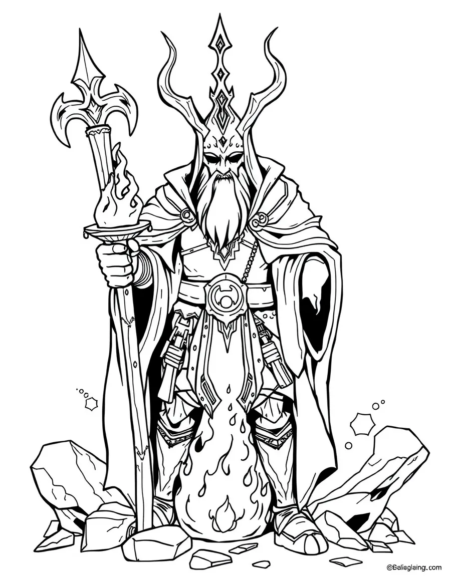 Ashen One with estus flask and ember form