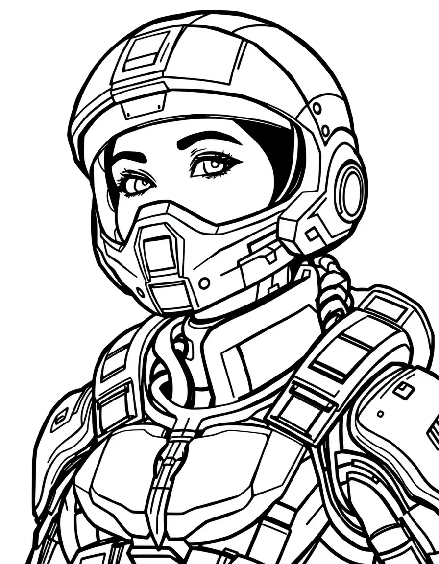 Tali from Mass Effect with her environmental suit