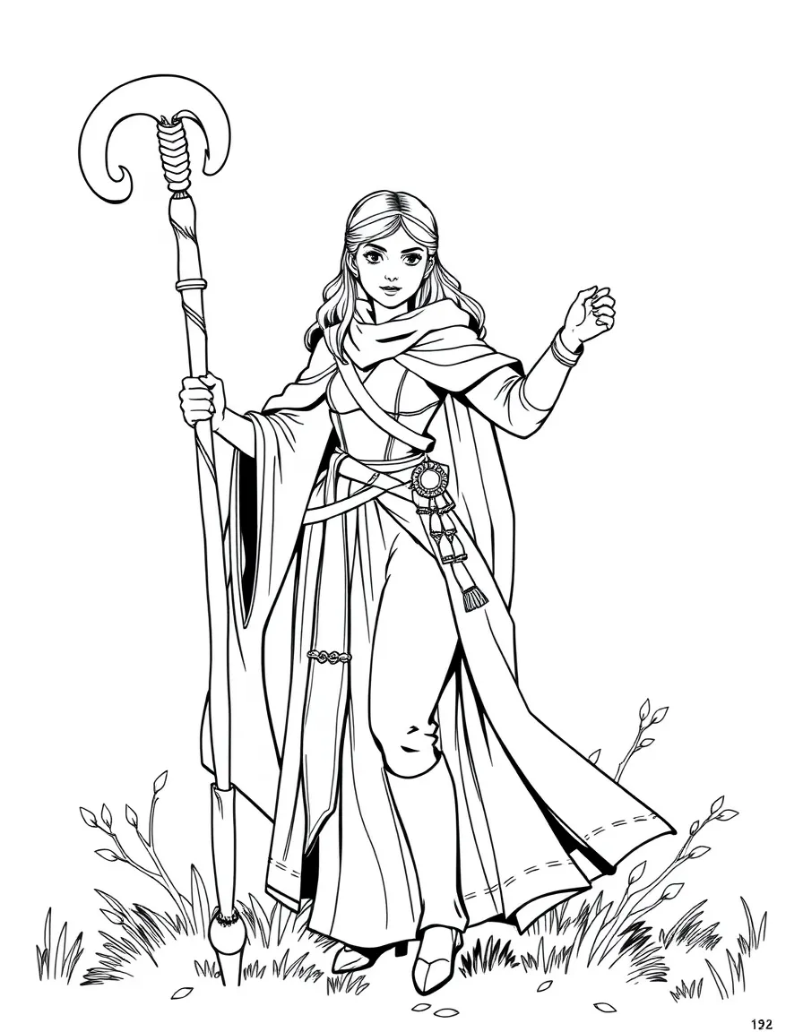 Elisabeth with her riding crop and noble stance