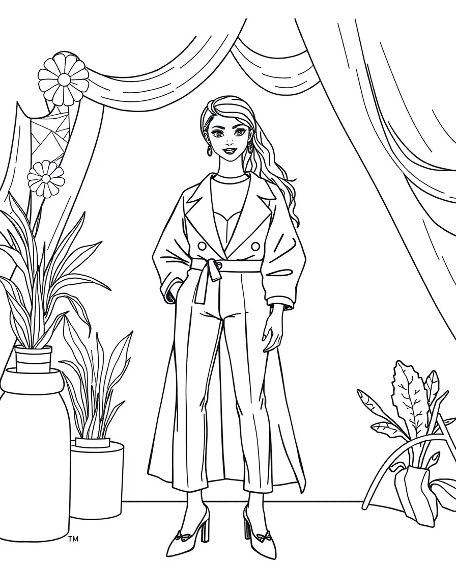 A digital fashion designer creating clothes for avatars