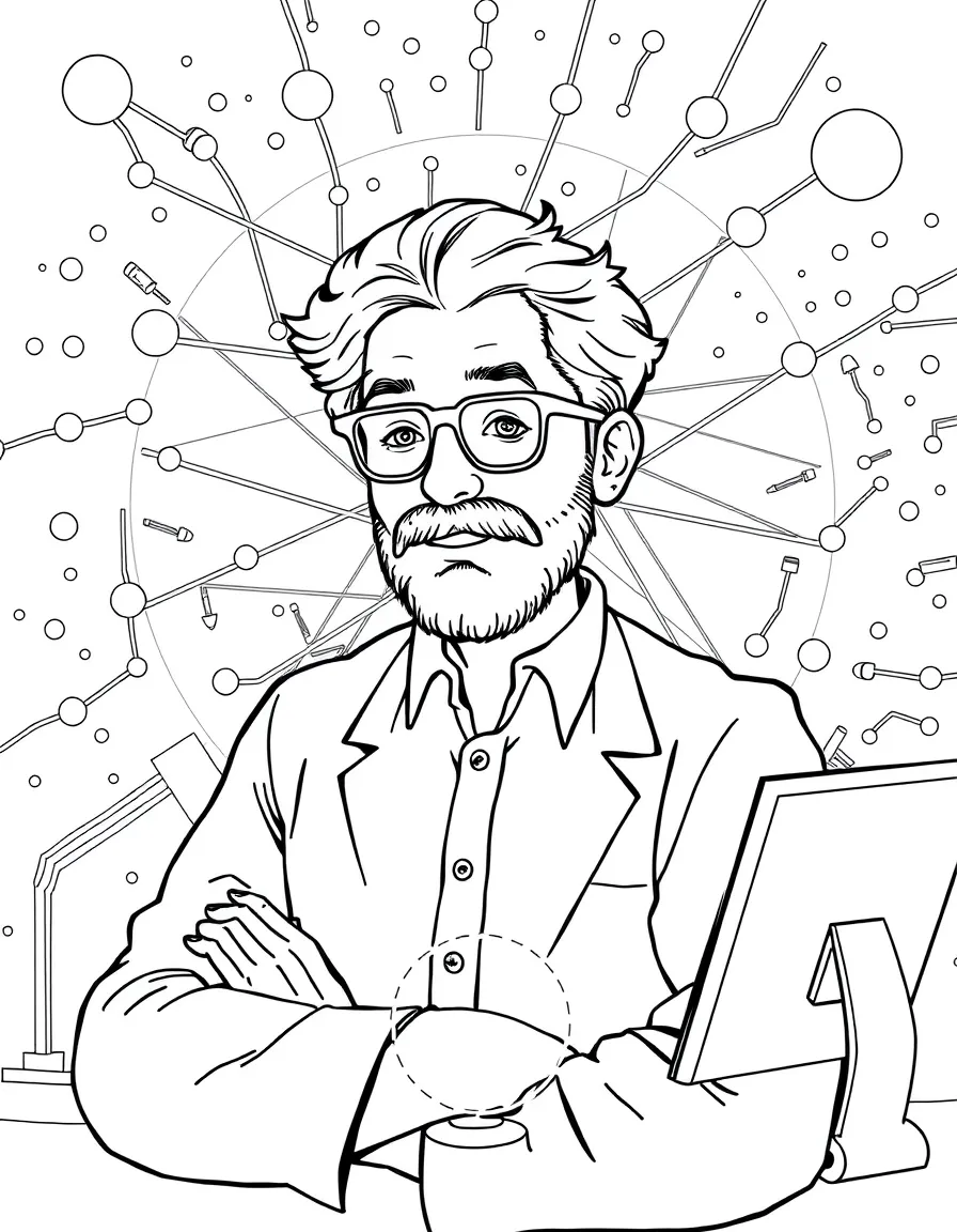 A quantum computing teacher with a quantum model