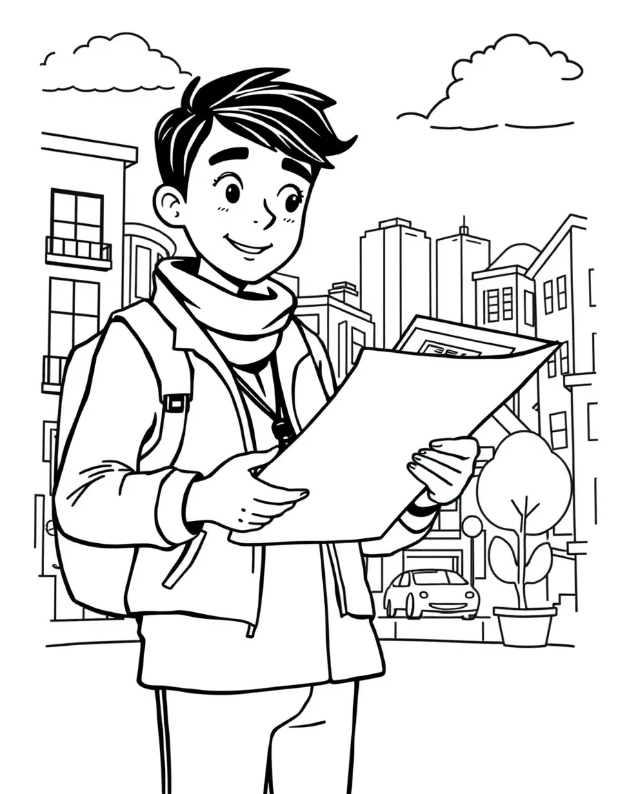 A city planner presenting neighborhood improvement plans