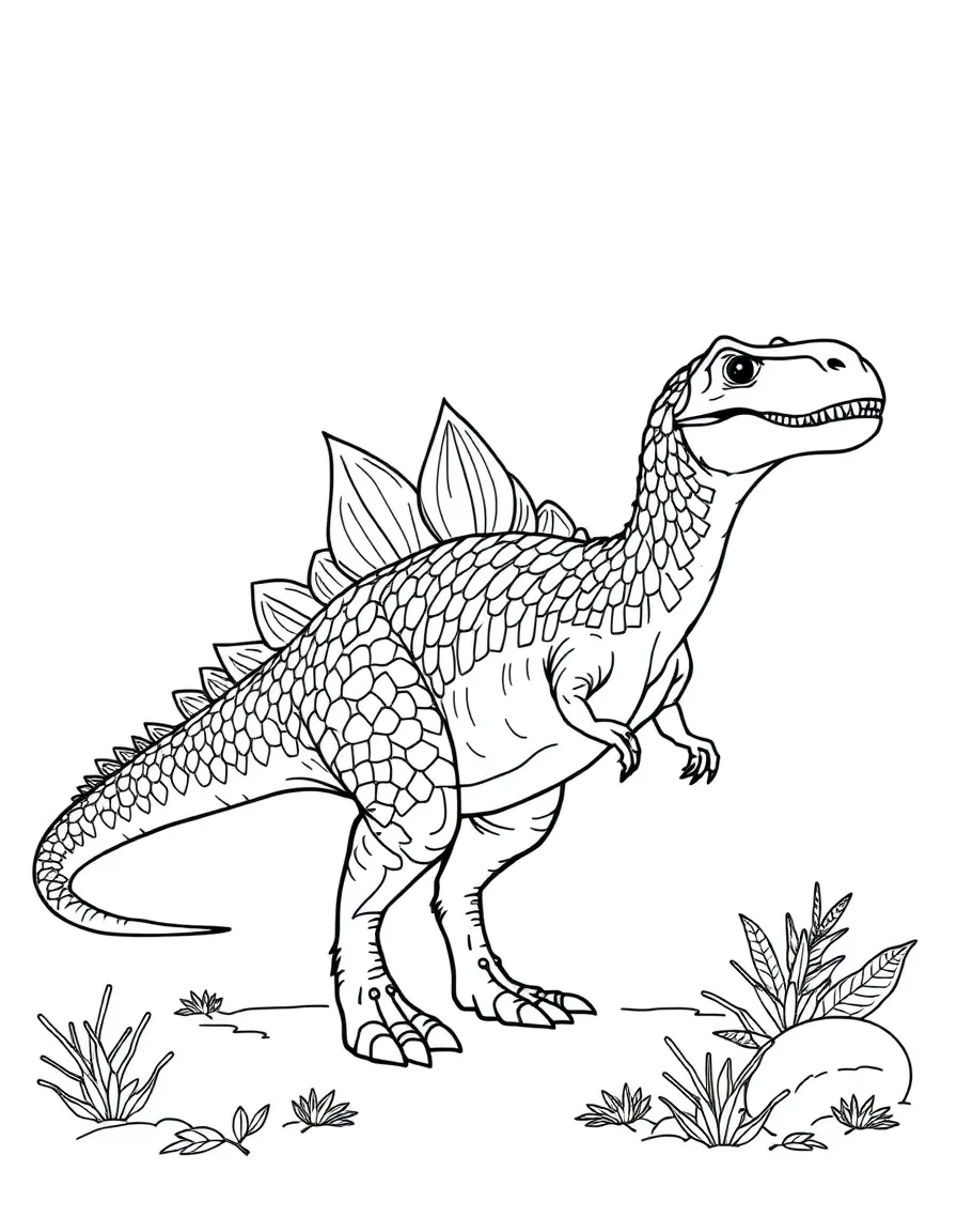Different theories of dinosaur appearance (scales vs. feathers)