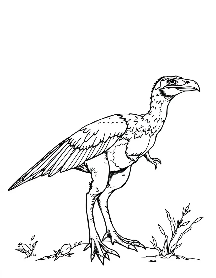 Archaeopteryx, an early bird-like dinosaur