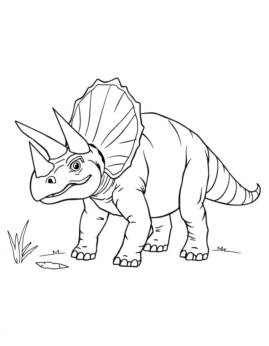Protoceratops, smaller relative of Triceratops