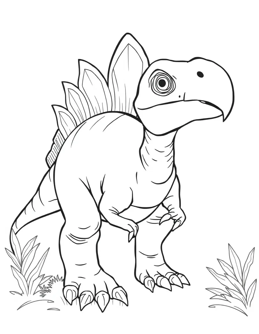 Psittacosaurus with its parrot-like beak