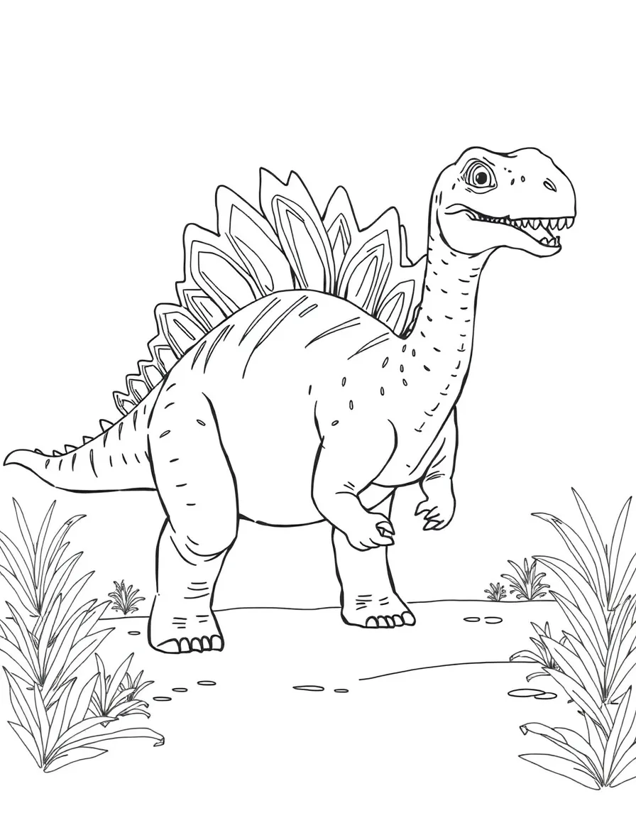 Kentrosaurus, African relative of Stegosaurus
