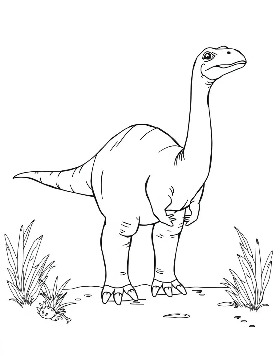 Edmontosaurus, a common duck-billed dinosaur