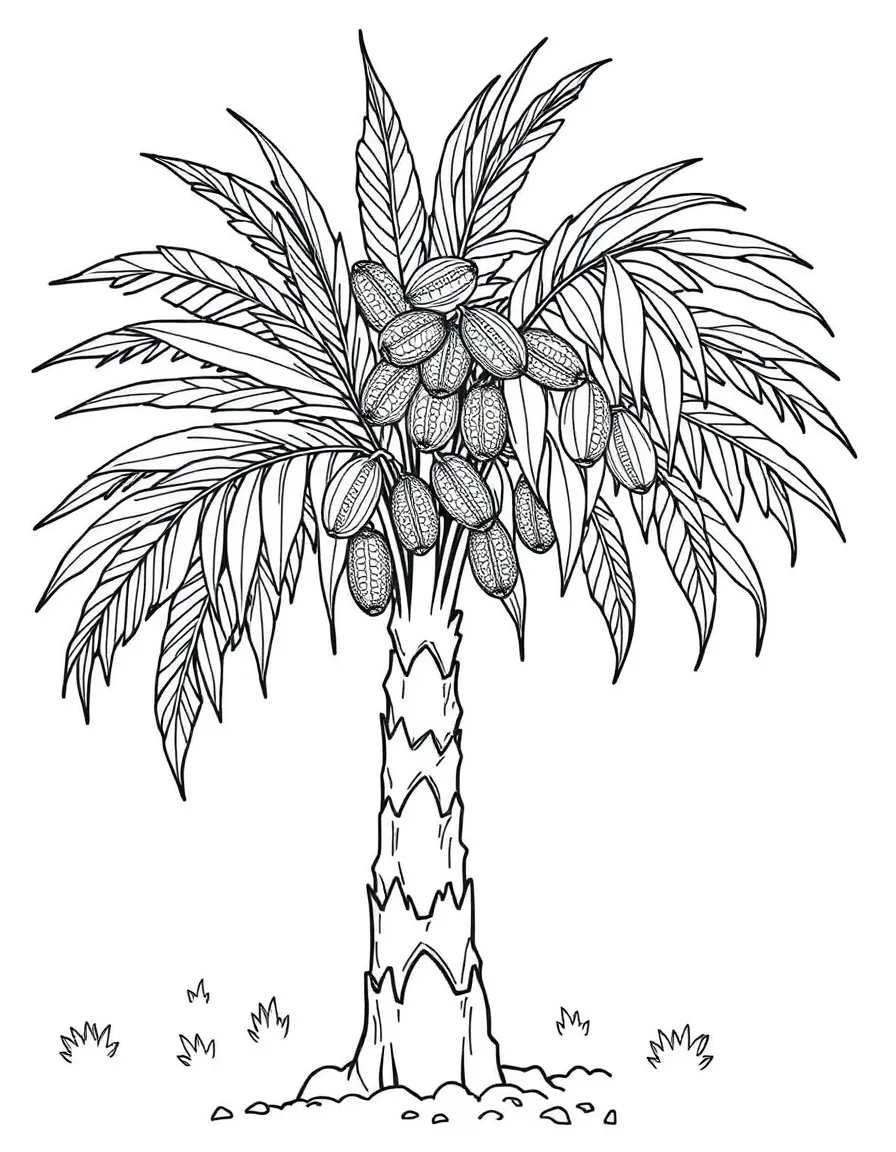 Date palm with detailed Sukkot and Palm Sunday connections