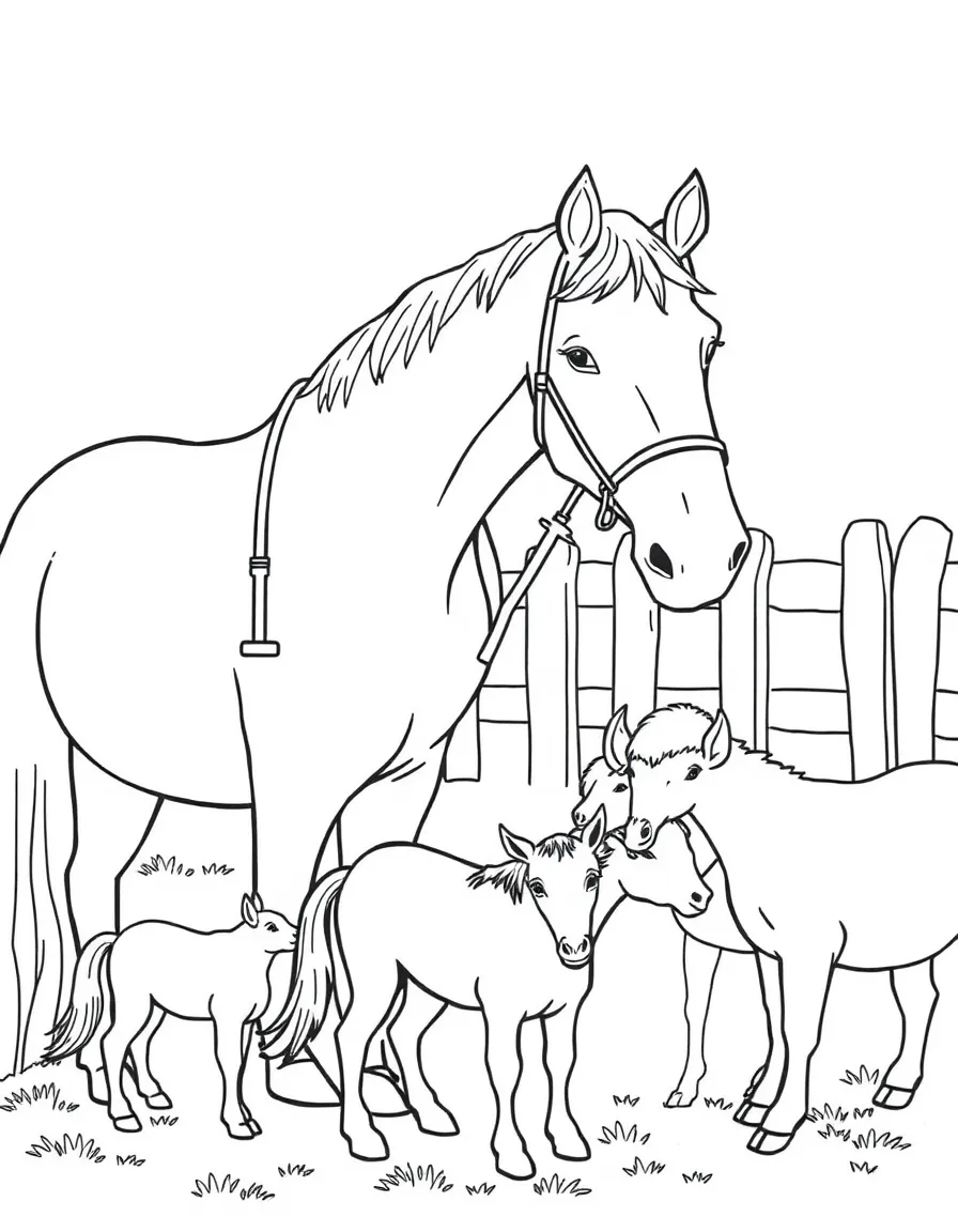 A horse veterinarian caring for smaller farm animals