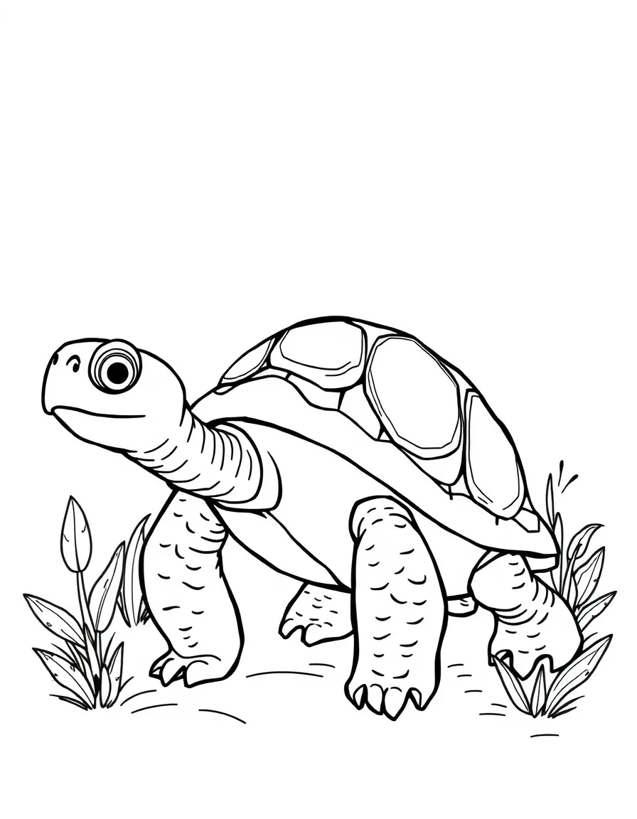 A turtle teacher explaining slowly but thoroughly