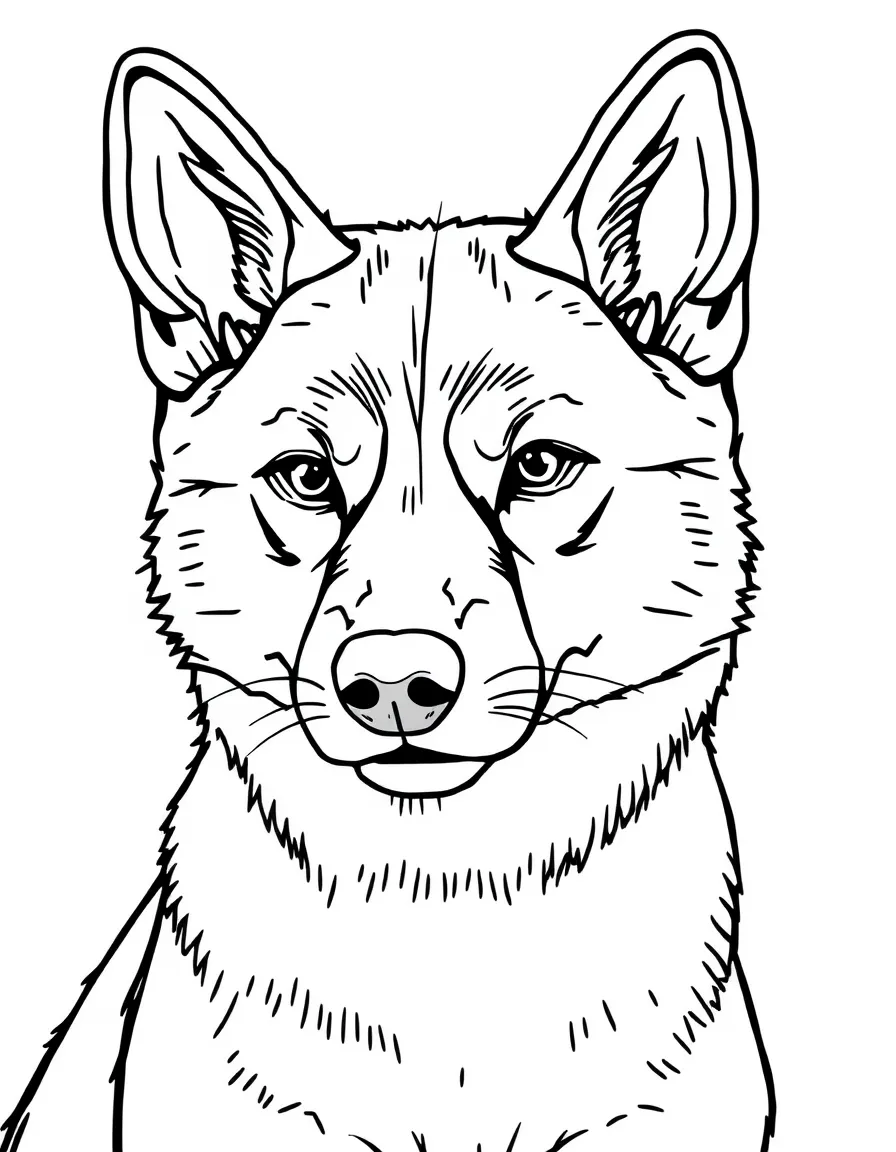 A Shiba Inu with its fox-like appearance