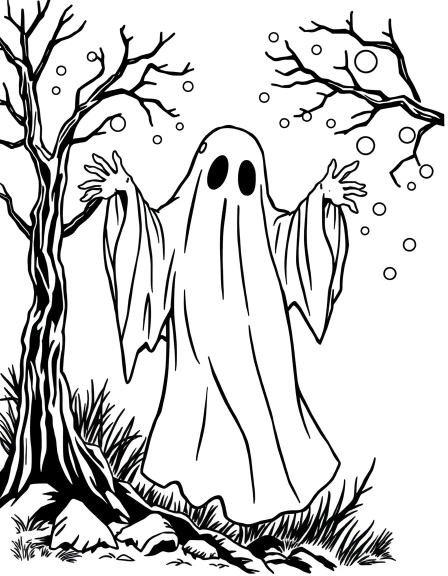 A ghost whose form shifts with the changing weather