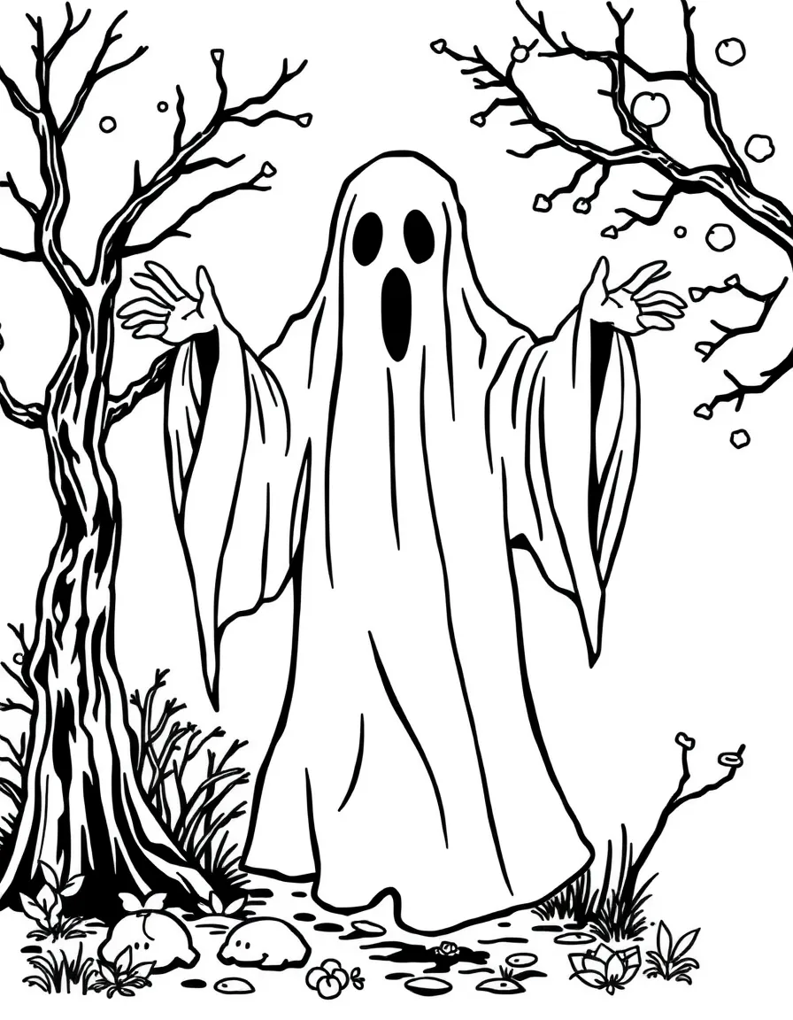 A ghost whose body changes with the seasons