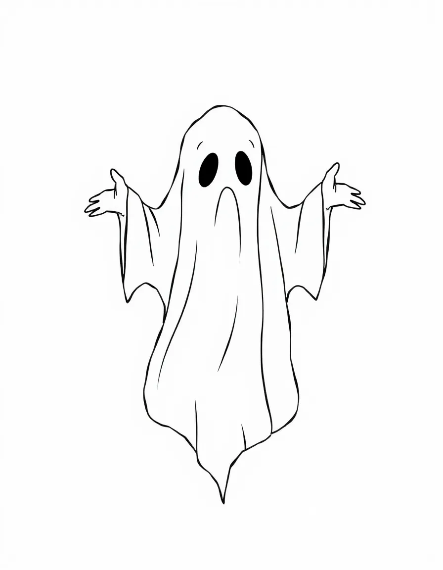 A ghost whose form changes with emotional states