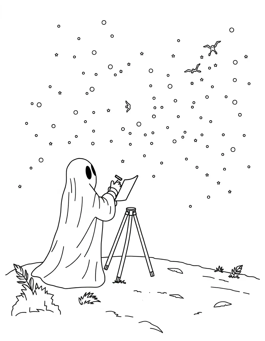 Ghost astronomers charting unknown constellations