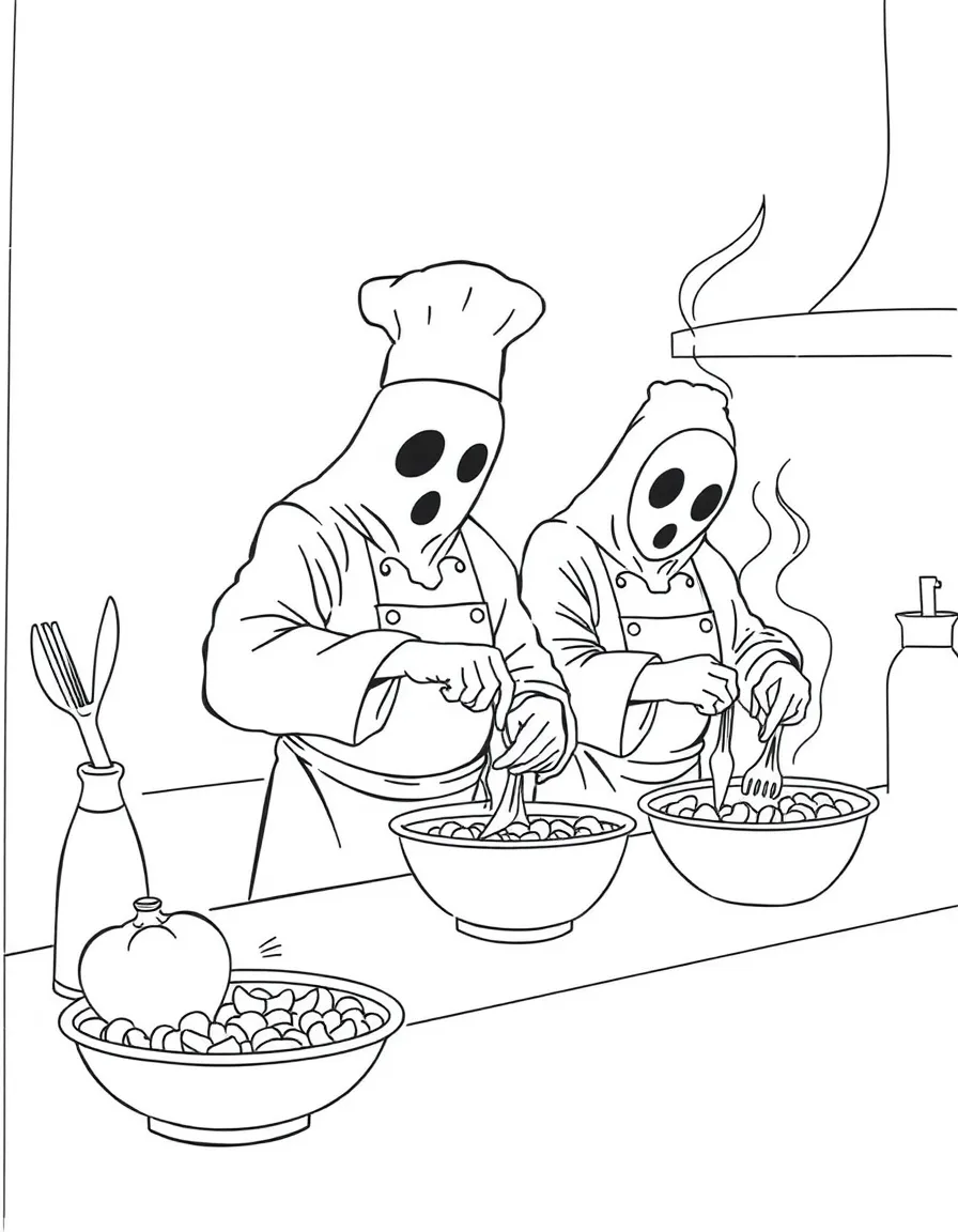 Ghost chefs cooking recipes that evoke memories