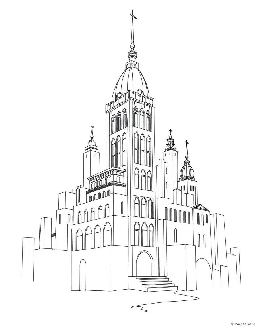 A ghost architect designing buildings that could never exist