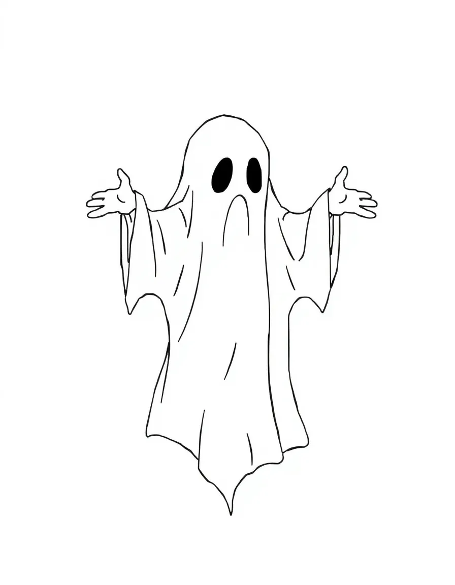 A ghost whose form changes with nearby emotions