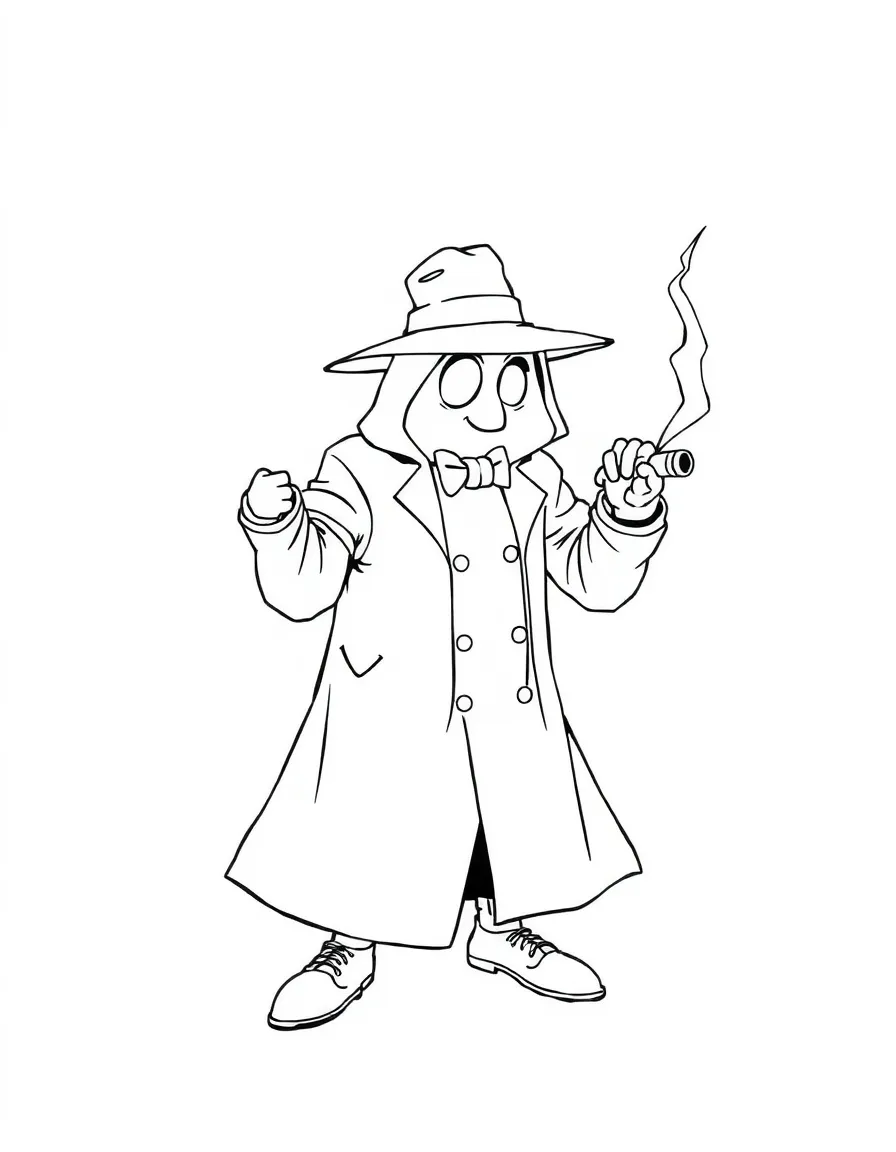 A ghost detective solving mysteries no one remembers