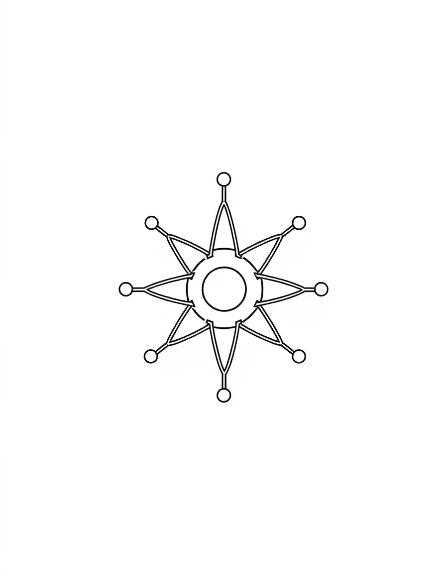 A selenium atom with its electron configuration