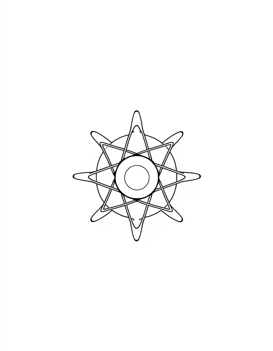 A plutonium atom with its electron configuration