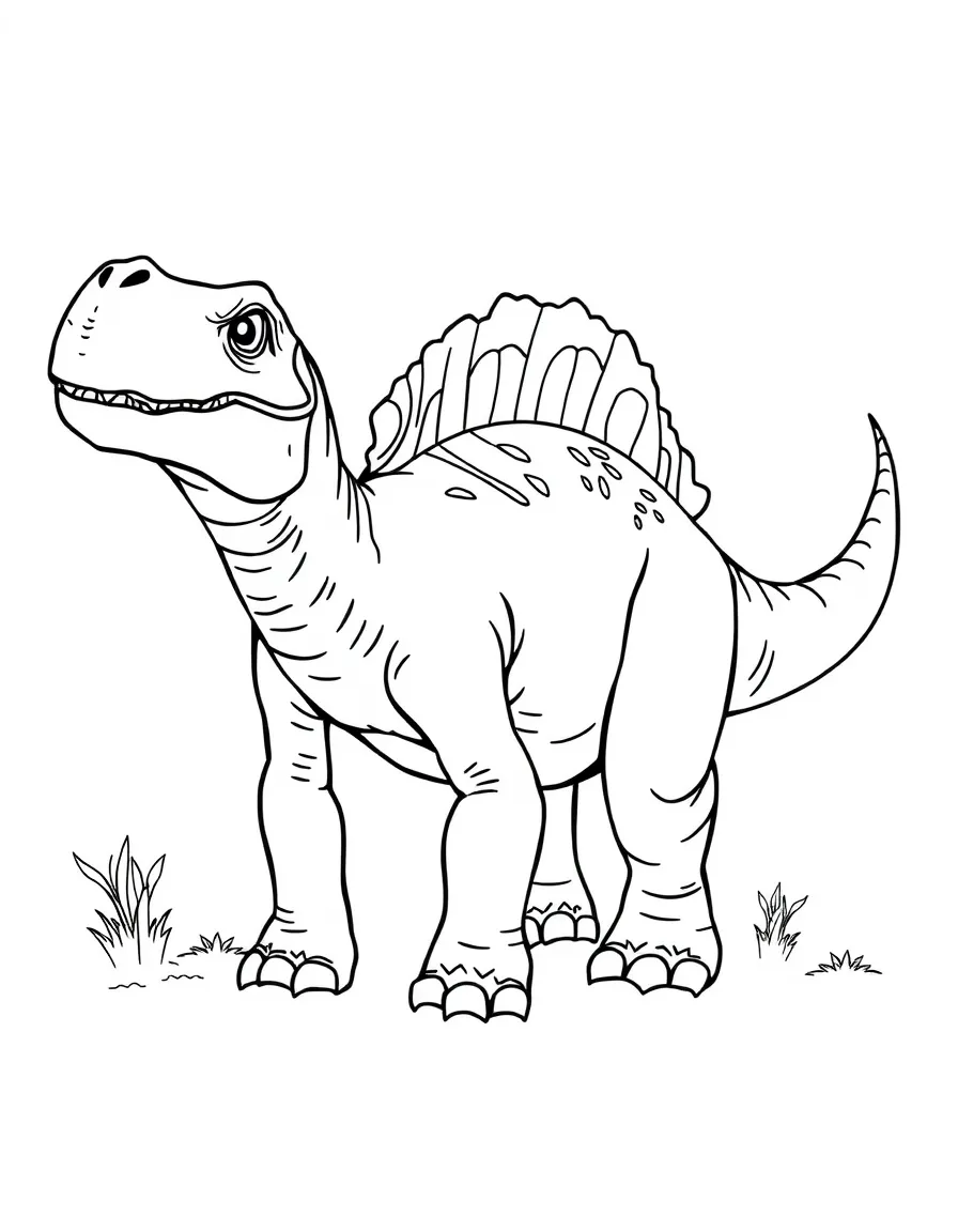 A Ceratosaurus with its distinctive nose horn and back plates