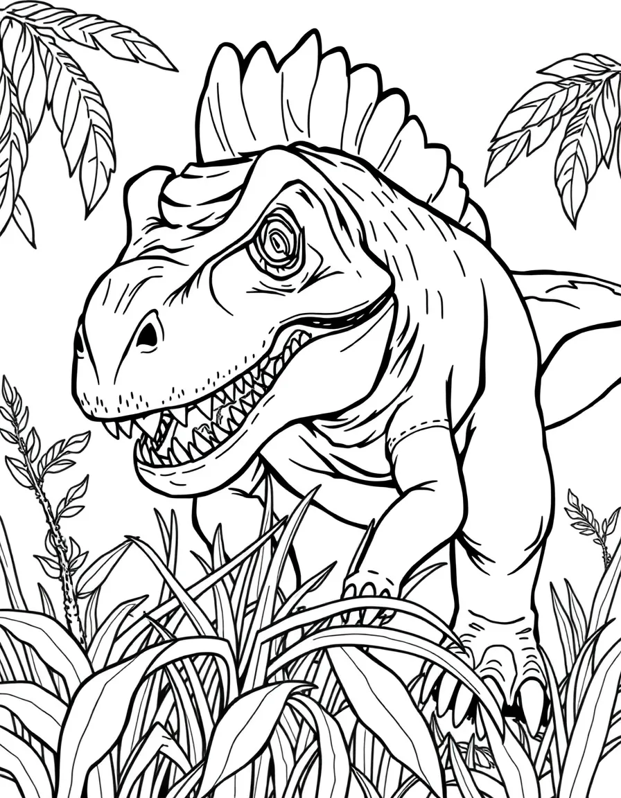 A Yunnanosaurus with its specialized teeth browsing on tough vegetation