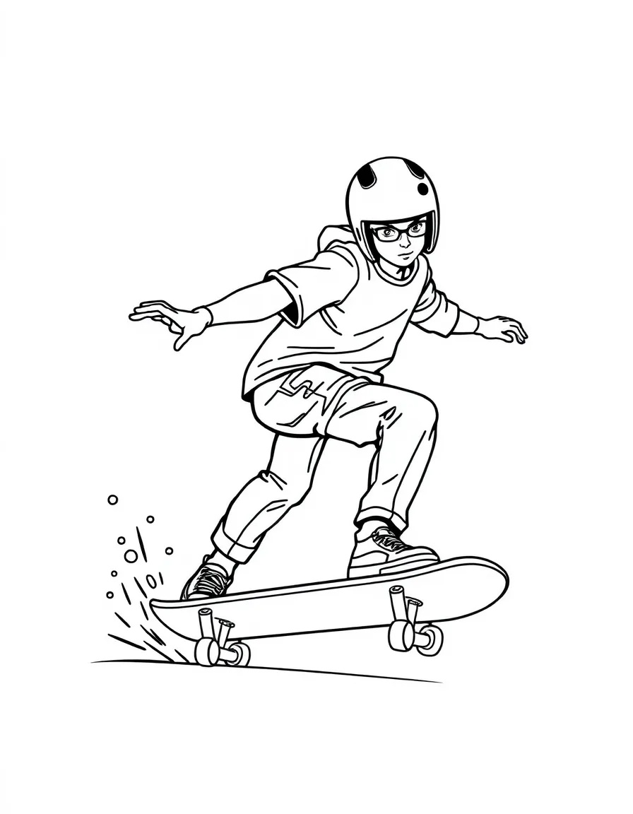 Skateboarding