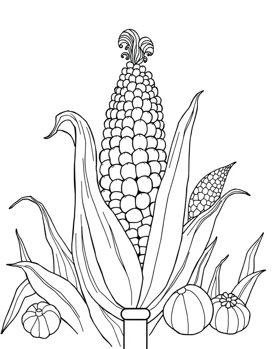 A corn harvest festival with detailed activities
